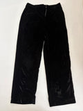 Old Navy Pants Extra Small Petite Black Velvet, polyester