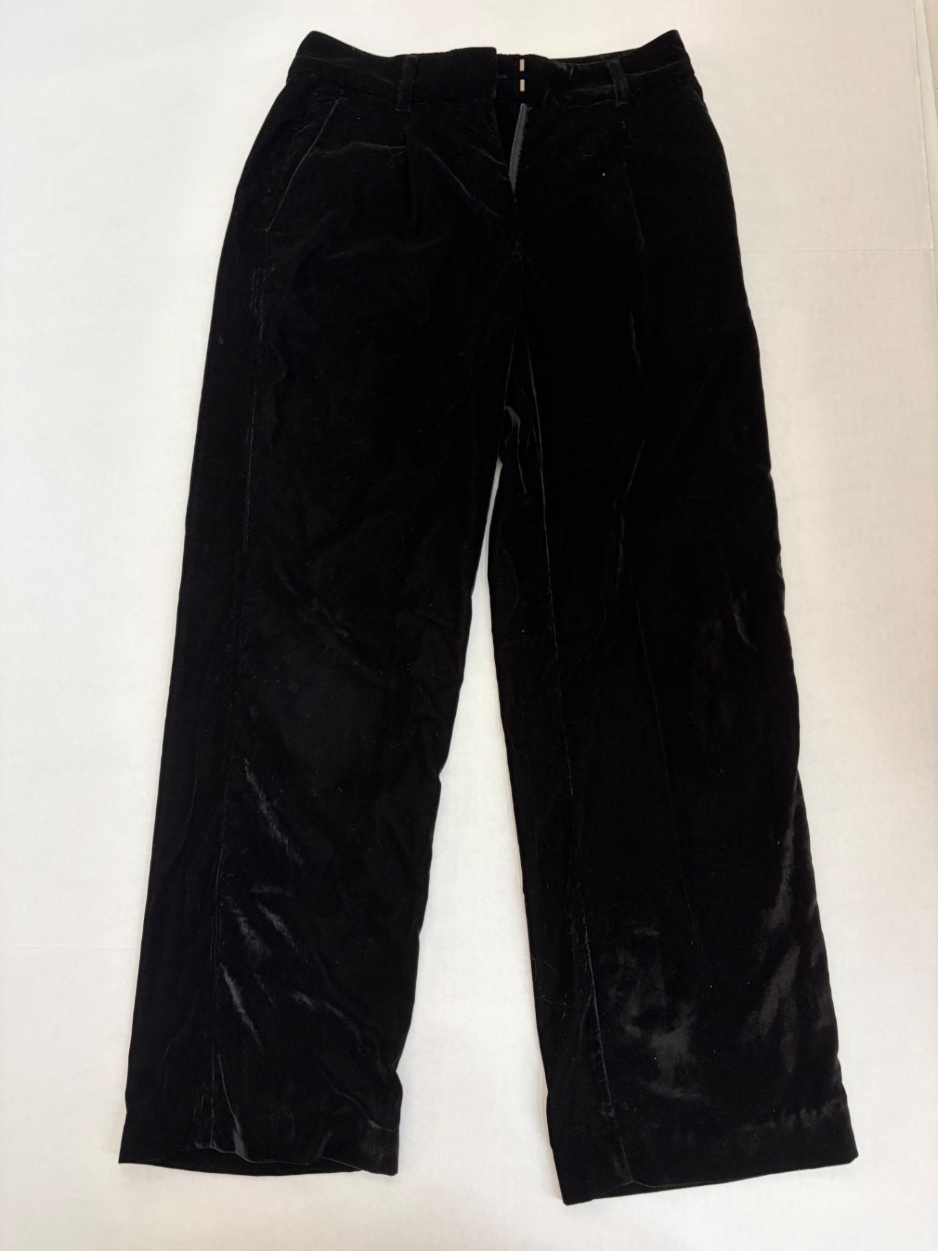 Old Navy Pants Extra Small Petite Black Velvet, polyester