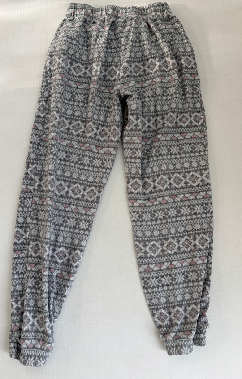 Unknown Pajamas Small Gray with pink and white accents Polyester and Spandex