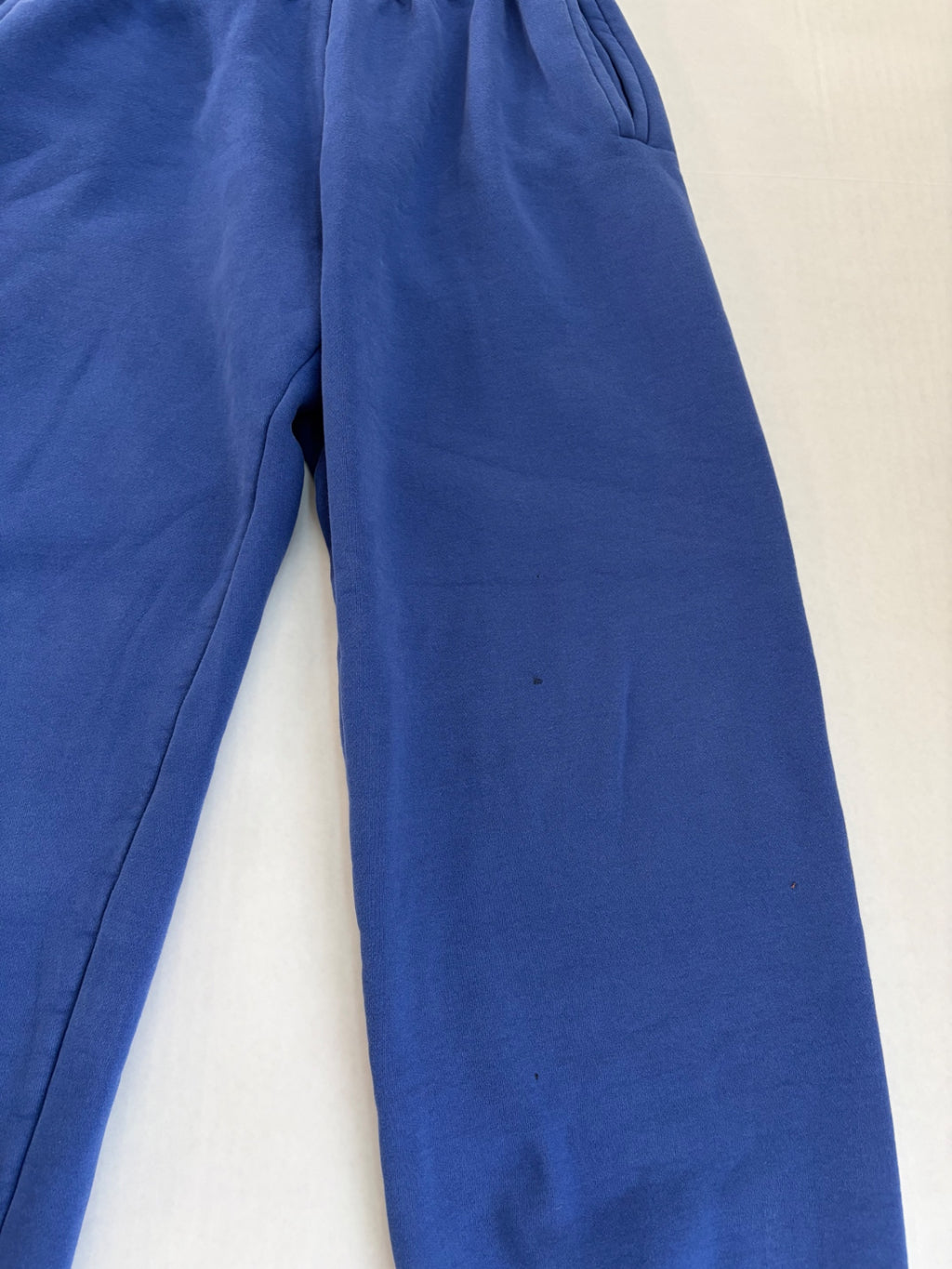 TIC TOC Sweatpants Medium Navy blueFleece, Soft fabric, polyester