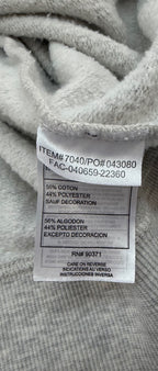 campdavid Sweatshirts/Hoodies Small Heather Gray Cotton and Polyester blend with fleece lining