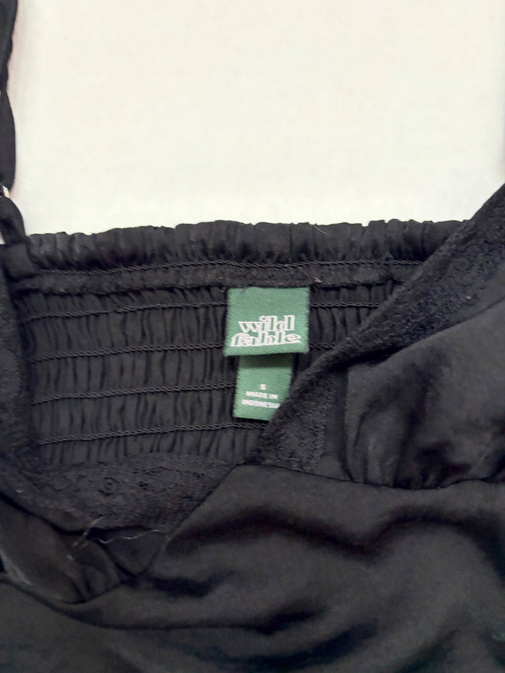 Wild Fable Tops Small Black Polyester, Spandex