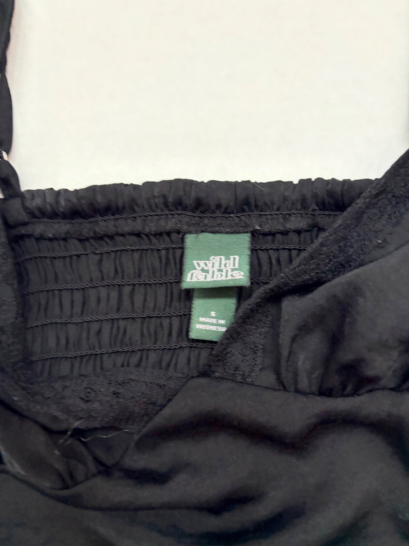Wild Fable Tops Small Black Polyester, Spandex