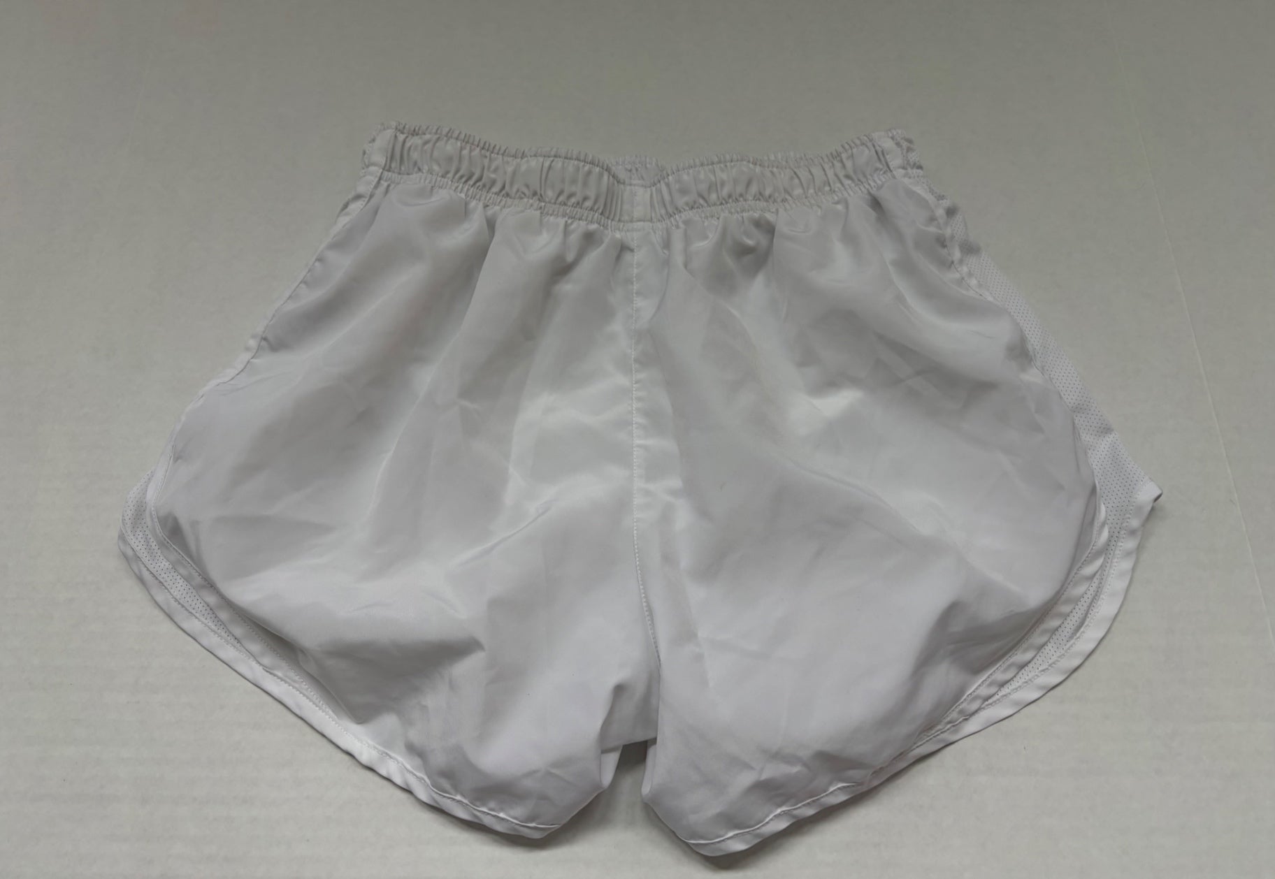 Nike Shorts Medium White Nylon, Mesh