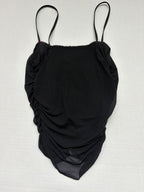 Urban Outfitters Tops Small Black Polyamide/Elastane/Polyester