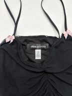 Urban Outfitters Tops Small Black Polyamide/Elastane/Polyester