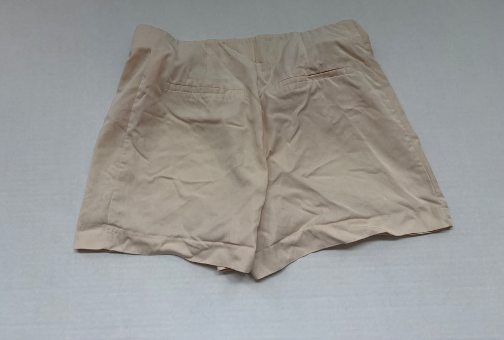 Zara Shorts Small Beige Polyester, Liocel