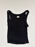BDG Tops Small Black Ribbed fabric, polyester