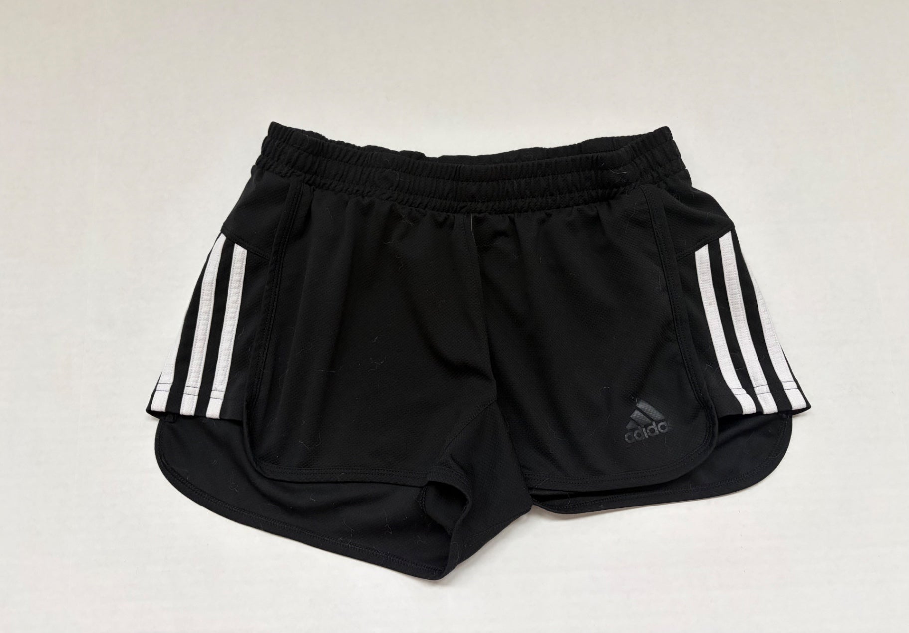 Adidas Shorts Small Black Polyester, Mesh, Synthetic fabric