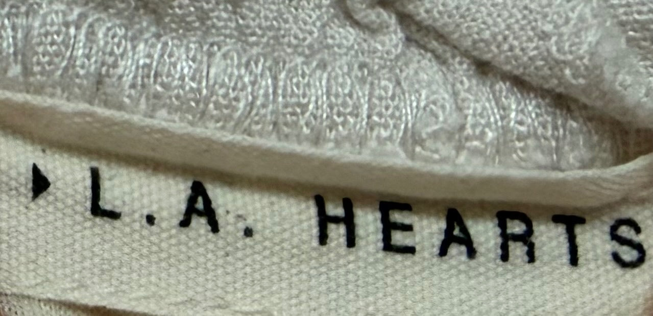 L.A. Hearts Tops Small Beige Rayon, Spandex, Polyester