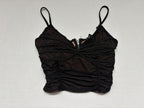 Forever 21 Tops Small Black and beige Mesh, polyester, spandex, elastane