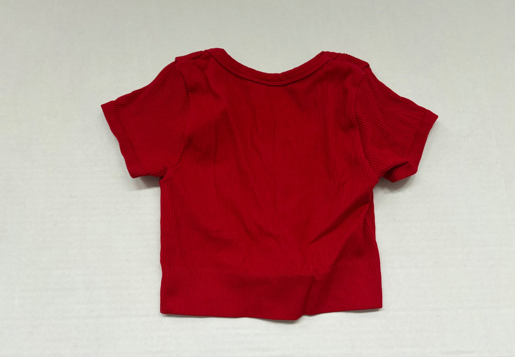 Garage Tops Small RedKnit fabric blend/Polyester/Spandex