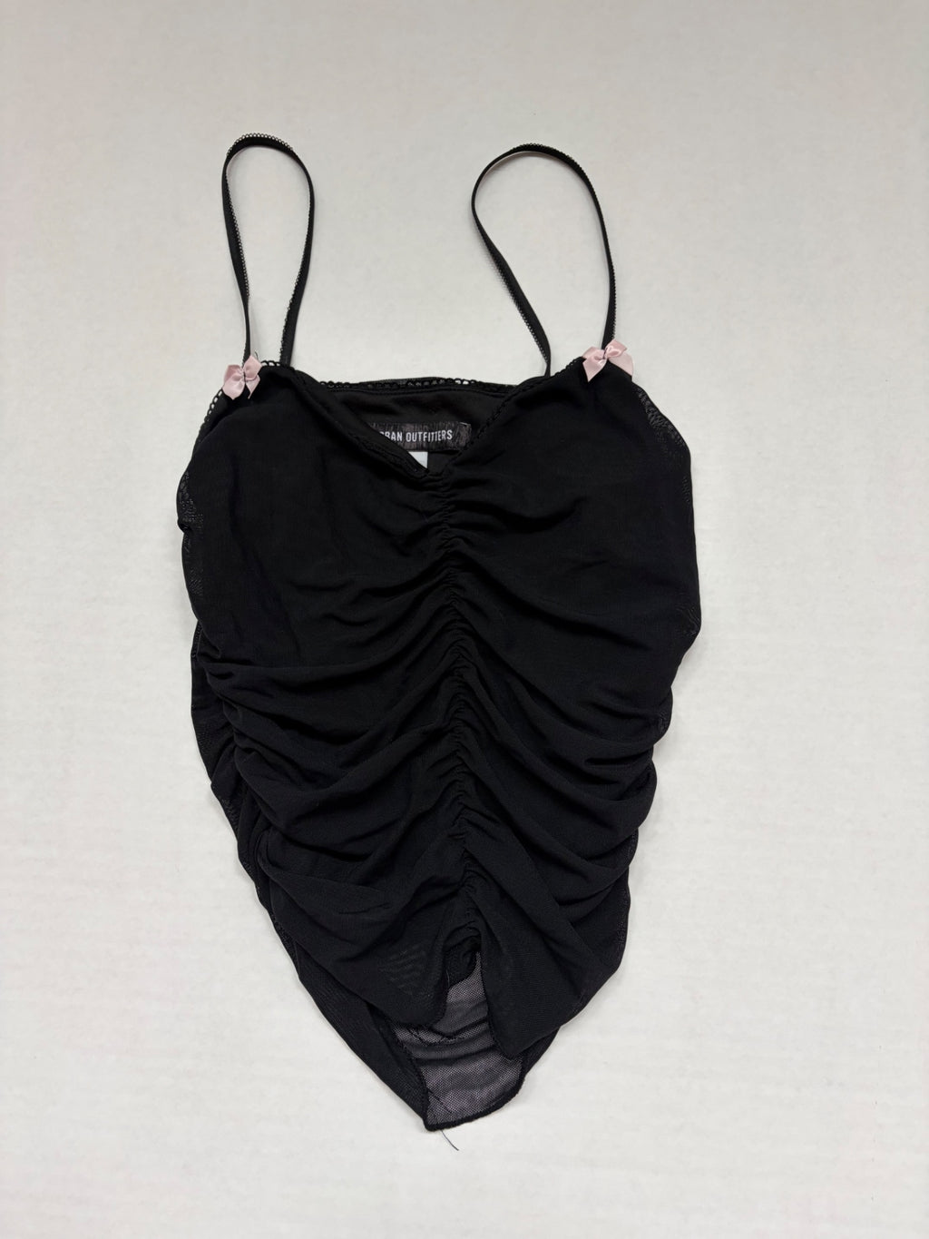 Urban Outfitters Tops Small Black Polyamide/Elastane/Polyester