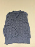 Shein Tops Small Blue Knit, acrylic