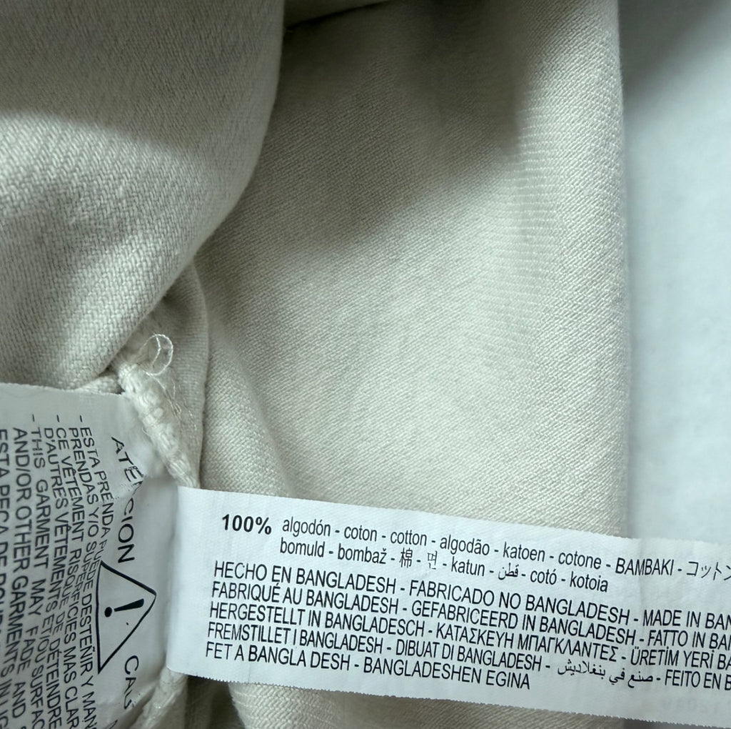 Zara Jackets/Coats Large Beige Cotton