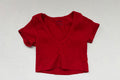 Garage Tops Small RedKnit fabric blend/Polyester/Spandex