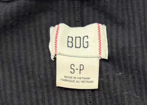 BDG Tops Small Black Ribbed fabric, polyester