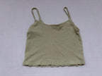 John Galt Tops One Size Lime Green Cotton
