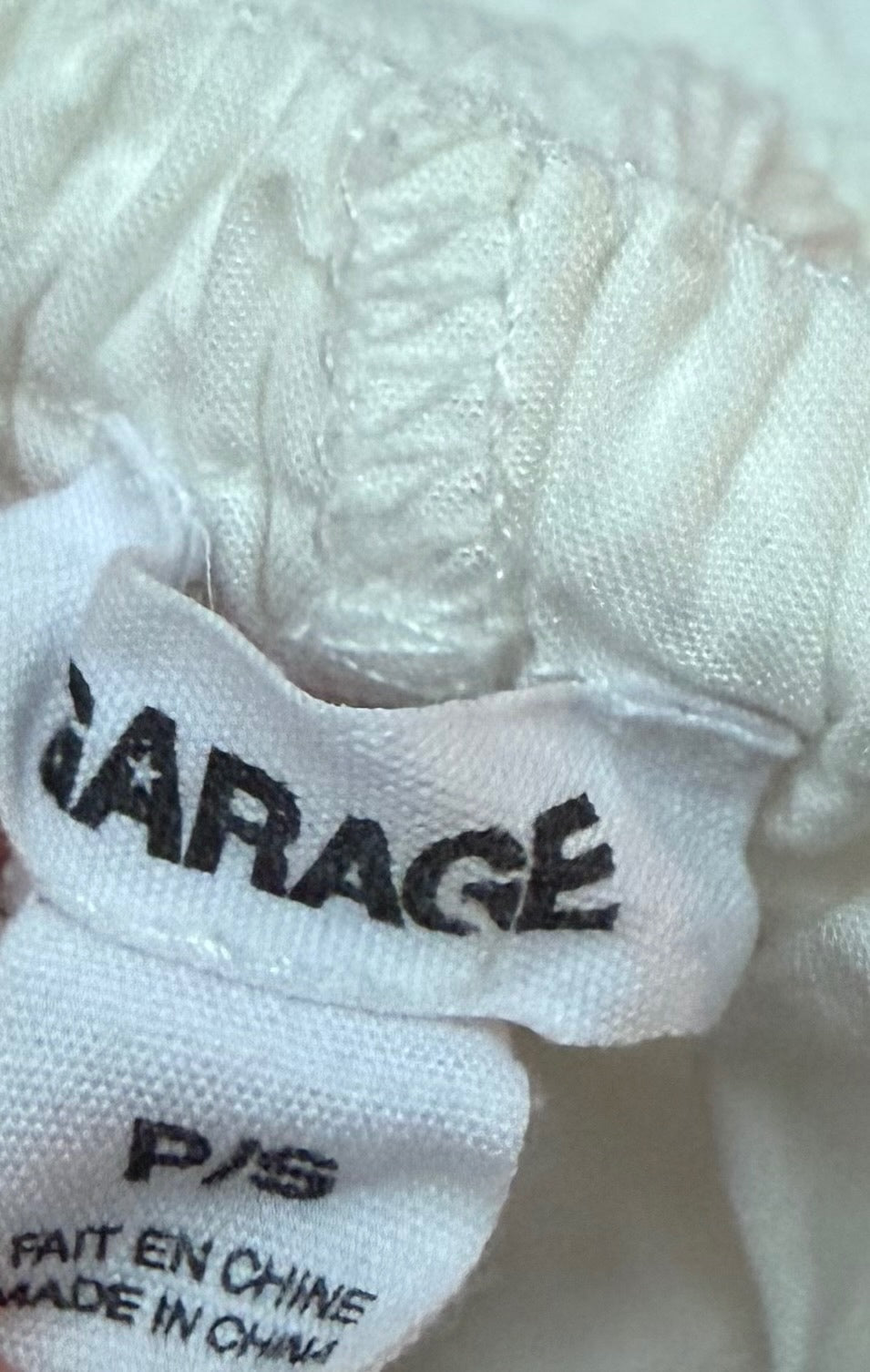 Garage Dresses Small Cream/Beige Rayon