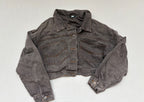 She + Sky Jackets/Coats Medium Gray Denim and Cotton