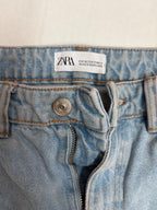 Zara Jeans 4 Light blue Denim and Cotton