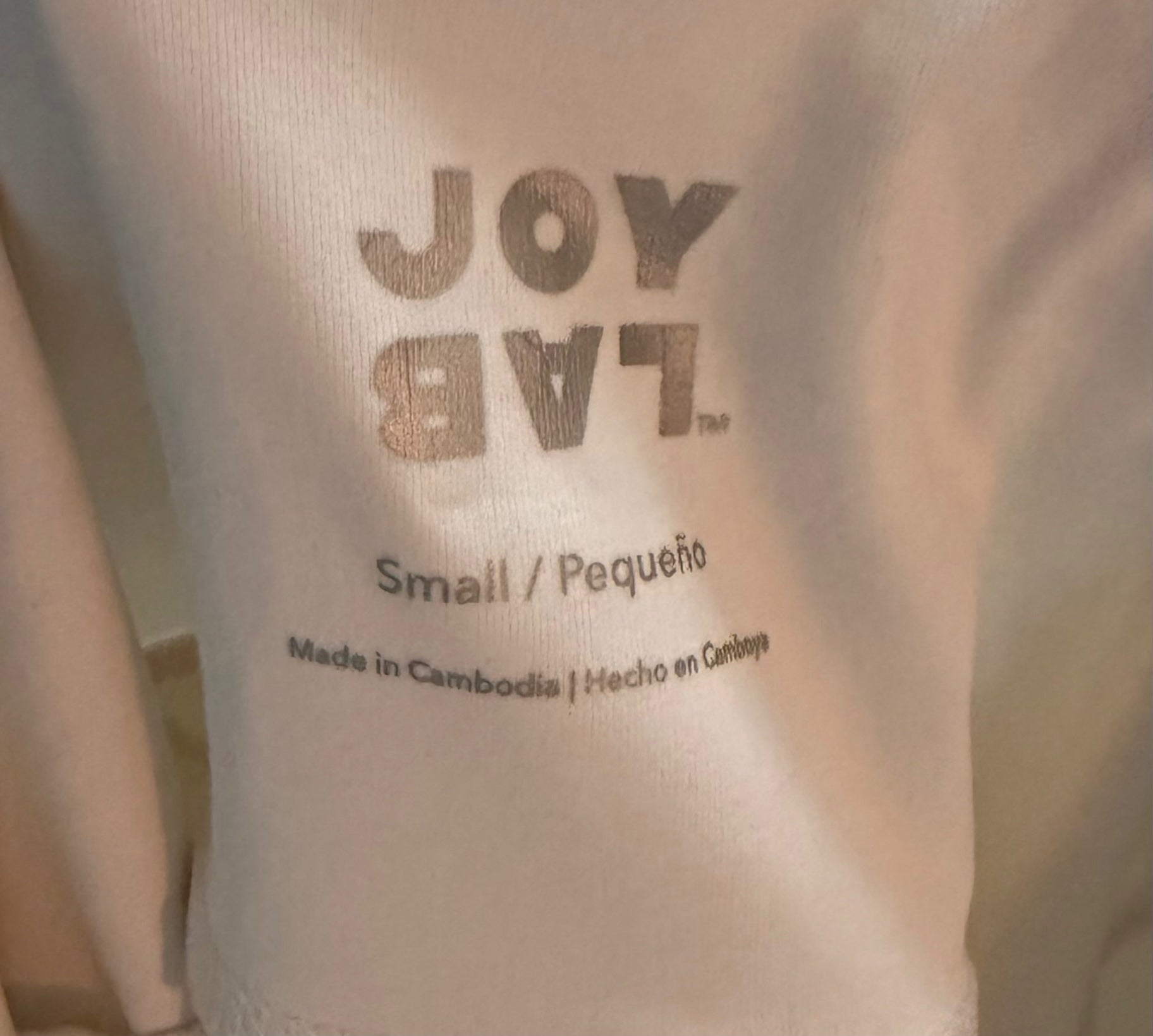 Joy Lab Dresses/Rompers Small Cream/Beige Polyester/spandex