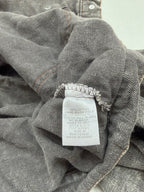 She + Sky Jackets/Coats Medium Gray Denim and Cotton