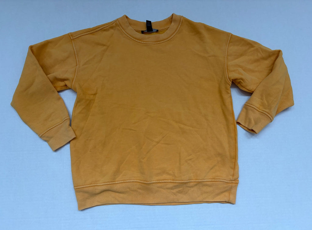 Forever 21 Sweatshirts/Hoodies Small Yellow Cotton and Polyester blend