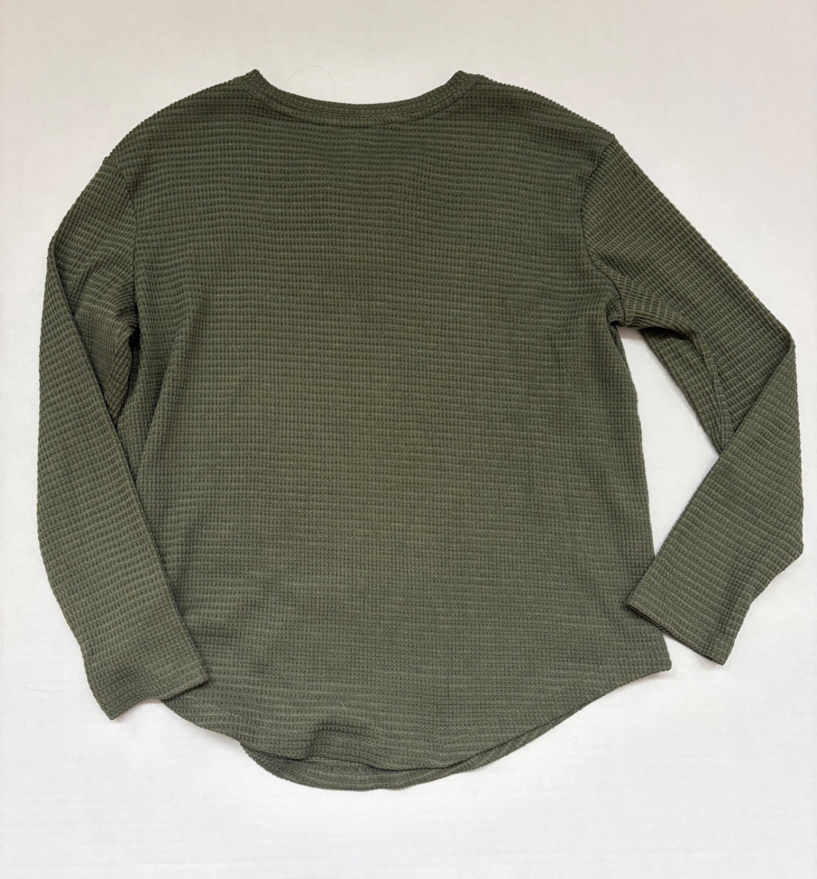 Time and Tru Tops Medium Olive green Polyester, Spandex