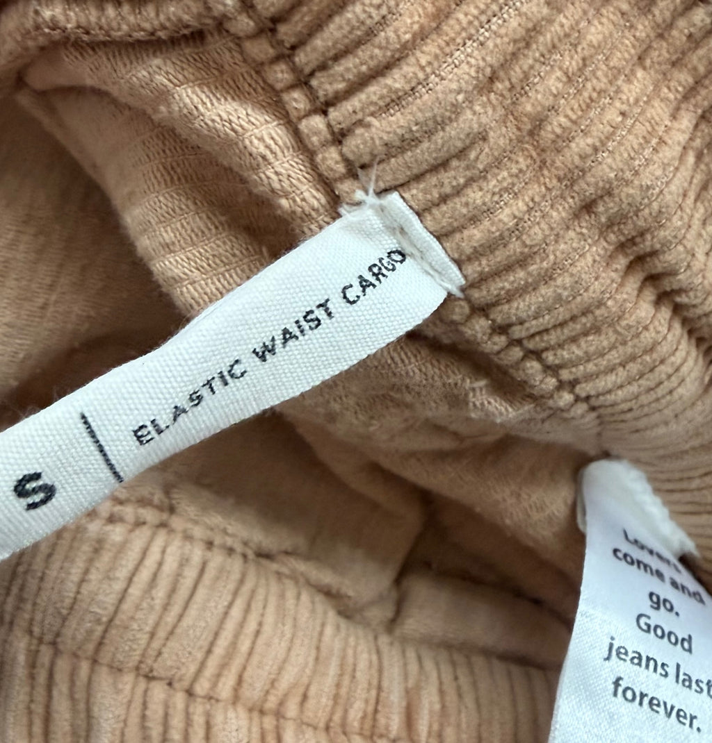Pacsun Pants Small Beige/Tan Cotton, Corduroy