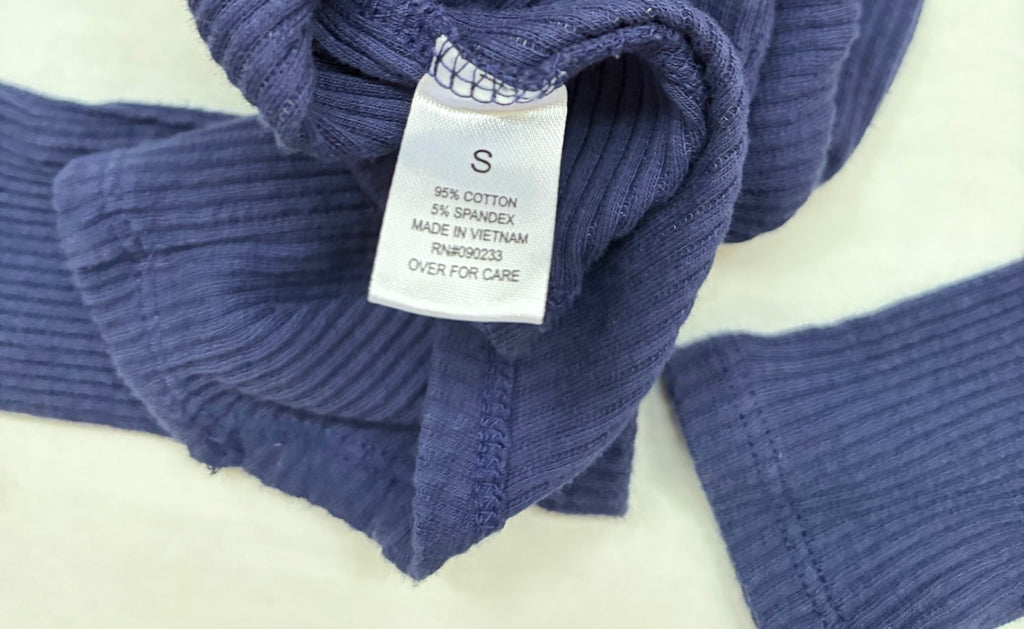 Pacsun Tops Small Purple Cotton, Spandex