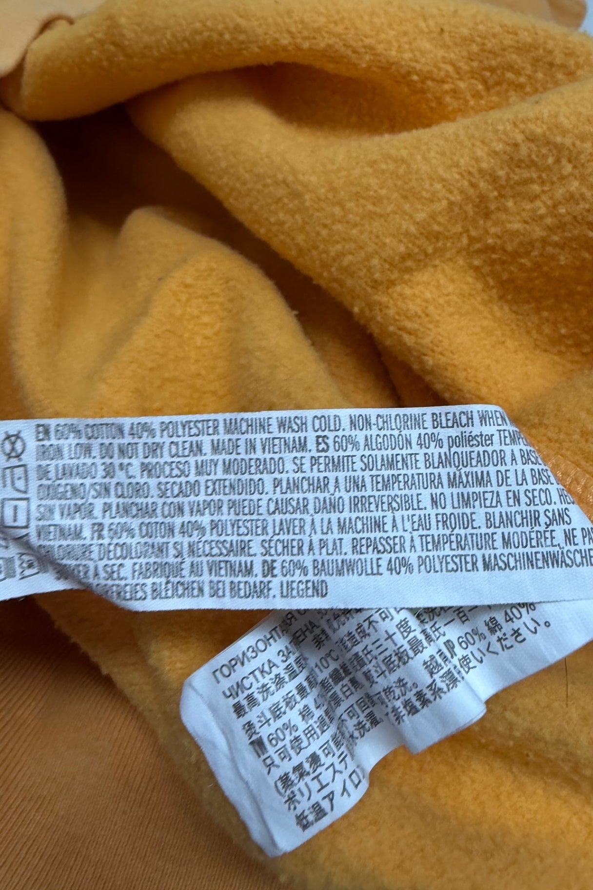 Forever 21 Sweatshirts/Hoodies Small Yellow Cotton and Polyester blend