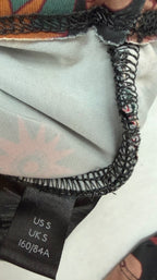 Urban Outfitters Tops Small Multicolor (Black, Red, Orange, and other shades)Polyester, Elastane, and possibly some printed fabric