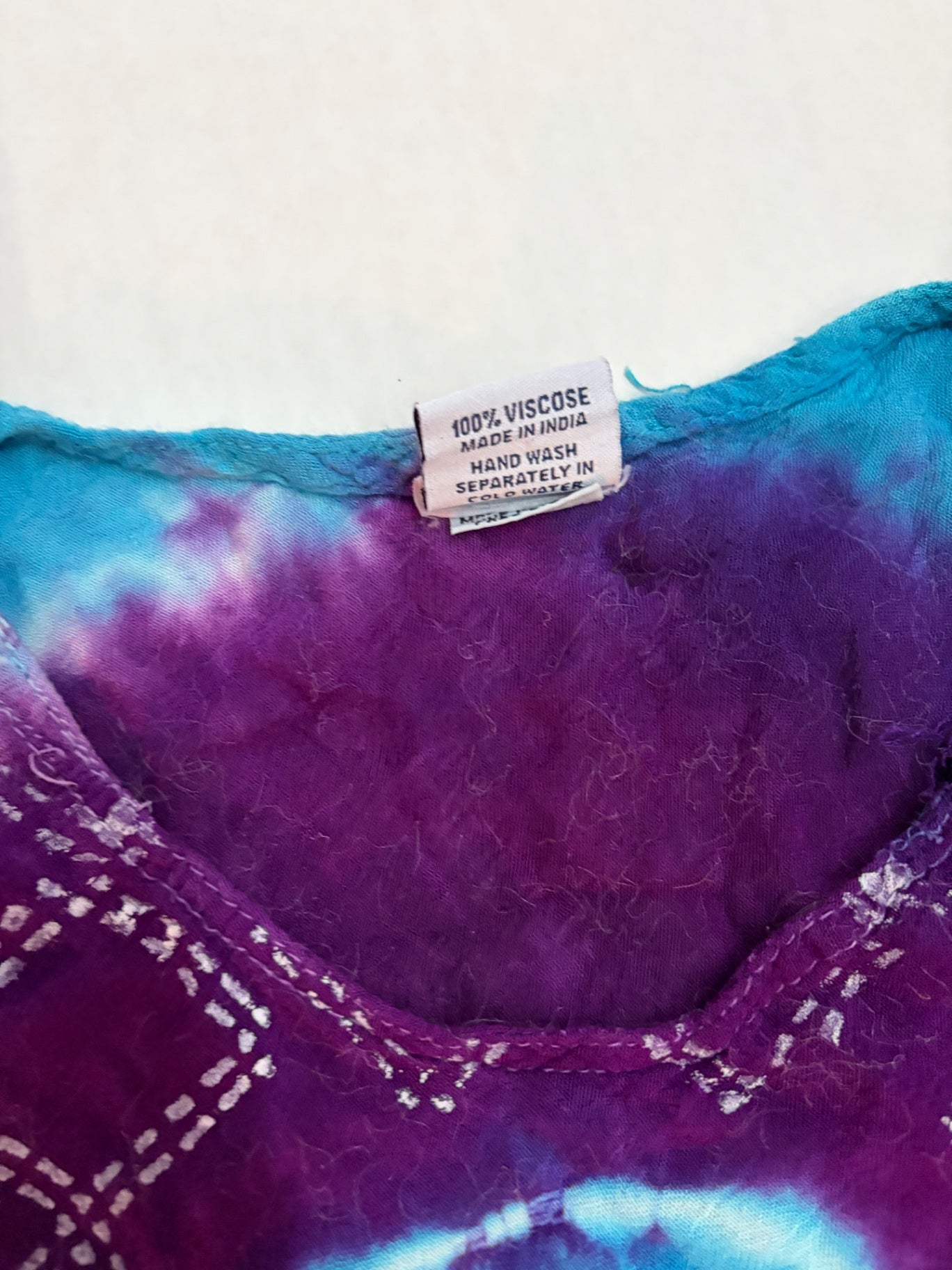 Himalayan Group Inc Dresses One Size Multicolor (Purple, Blue, Yellow, Red, Green) Viscose 