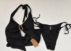 Samiol Swim Medium Black Polyester, Spandex