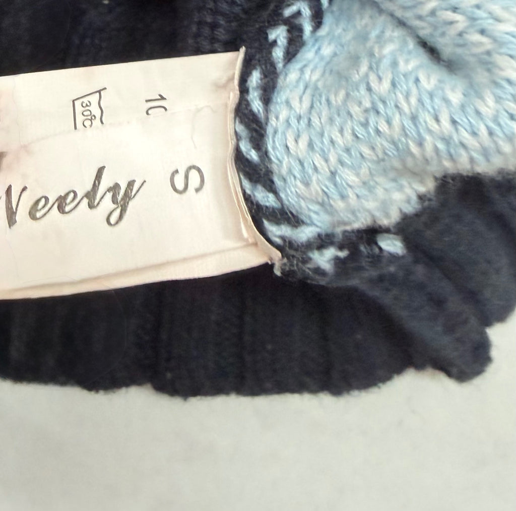 Rumi Weely Sweaters/Cardigans Small Black Cotton, Knit