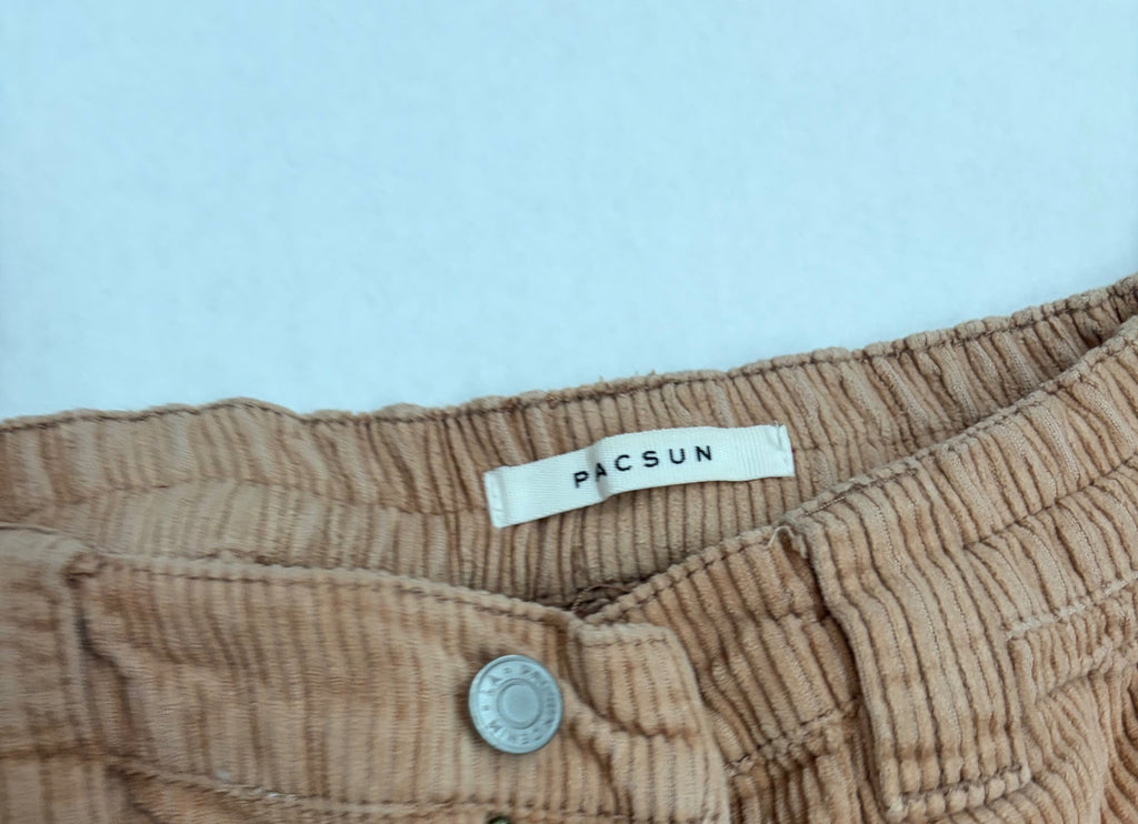 Pacsun Pants Small Beige/Tan Cotton, Corduroy