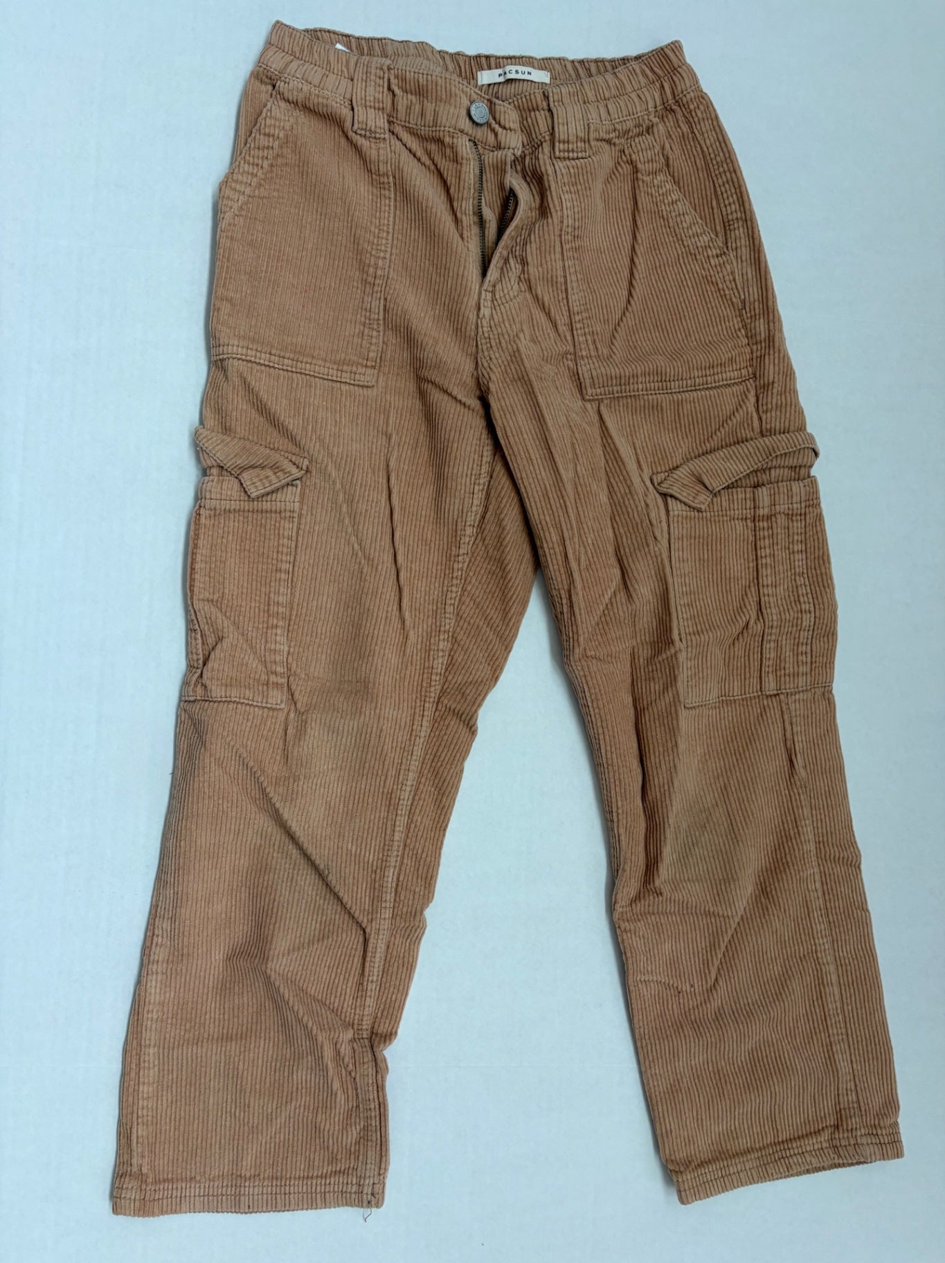 Pacsun Pants Small Beige/Tan Cotton, Corduroy