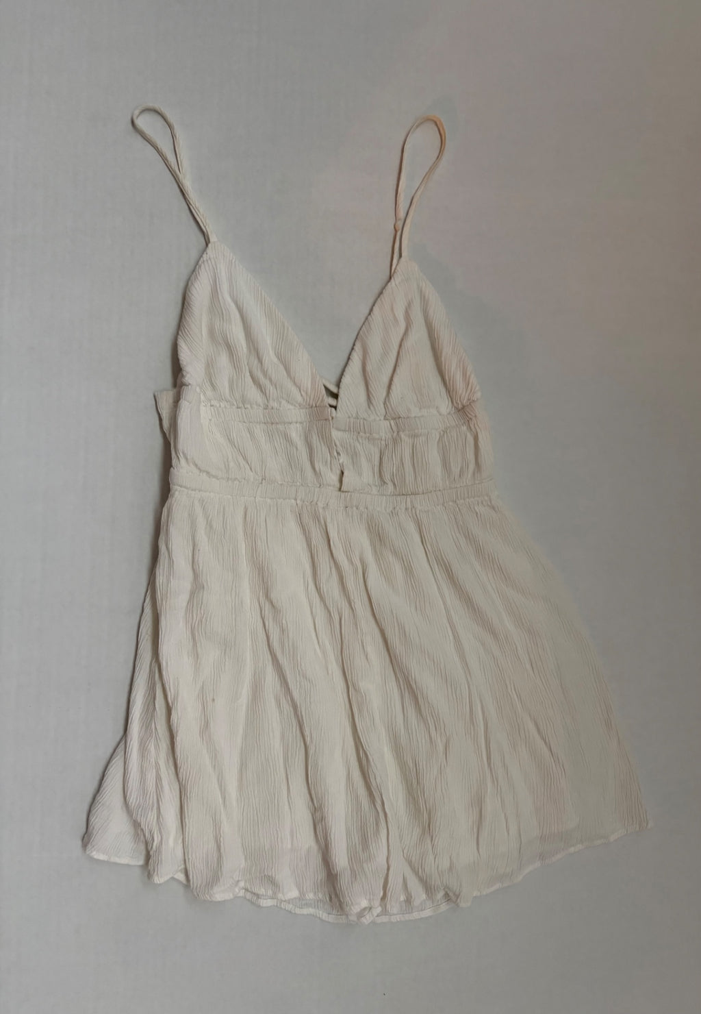 Garage Dresses Small Cream/Beige Rayon