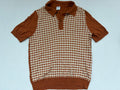 Urban Outfitters Tops Large Brown and Cream Cotton/Rayon