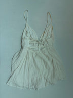 Garage Dresses Small Cream/Beige Rayon