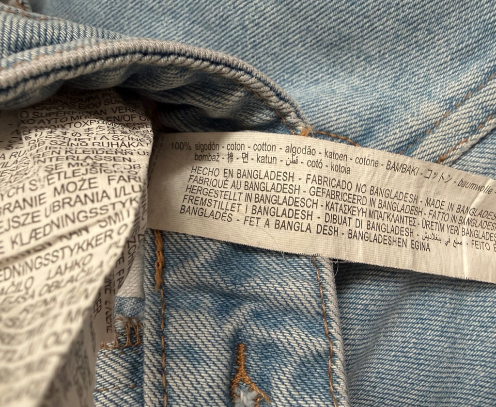 Zara Jeans 4 Light blue Denim and Cotton
