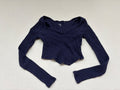 Pacsun Tops Small Purple Cotton, Spandex