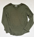 Time and Tru Tops Medium Olive green Polyester, Spandex