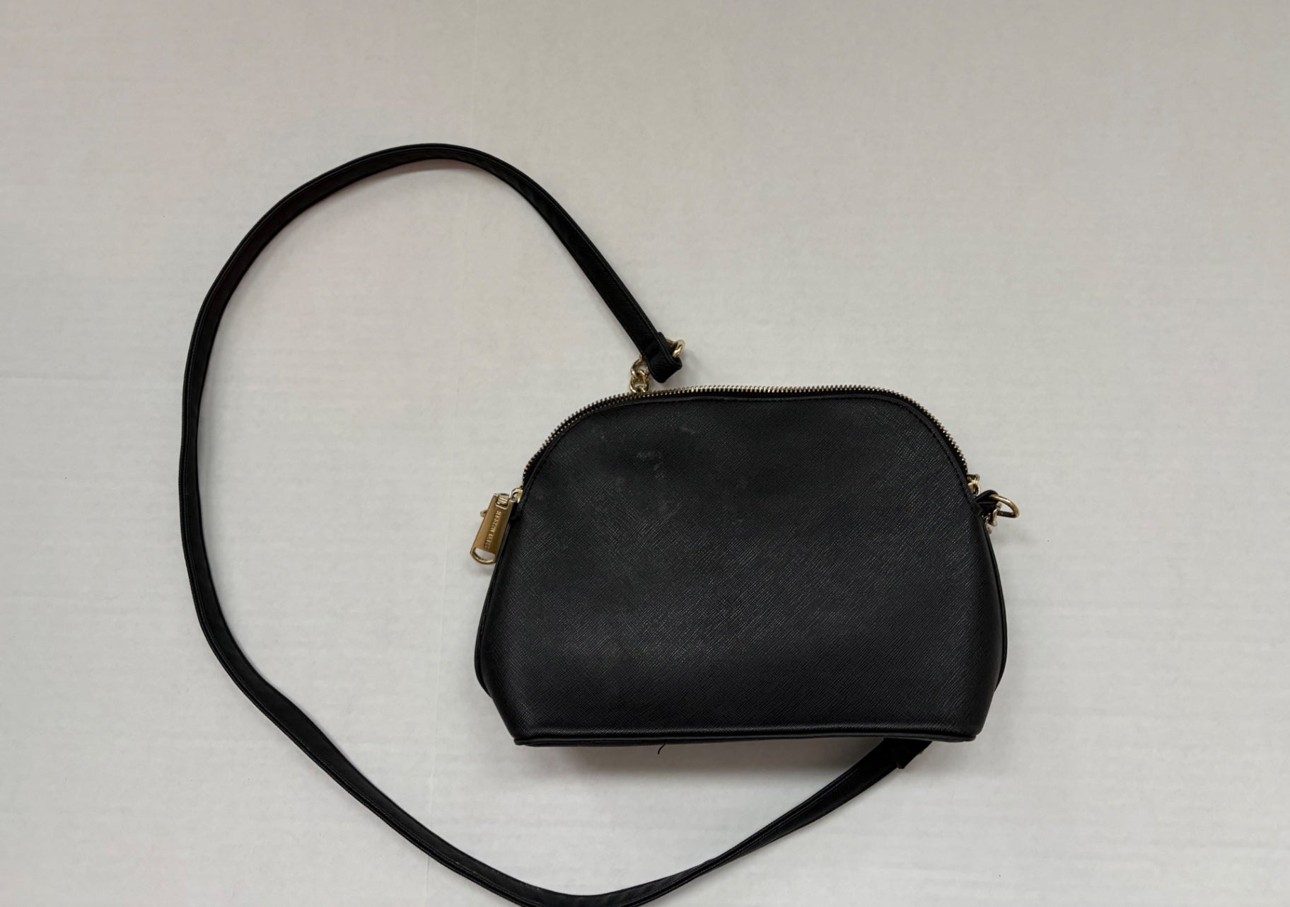 Steve Madden Accessories Small Black Saffiano Leather