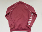 Adidas Sweatshirts/Hoodies Large Red Polyester, Elastane