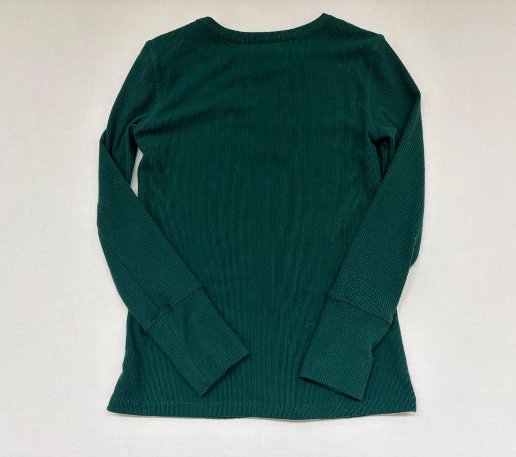 Maurices Tops Medium Green Polyester, Rayon, Spandex (visible tag)