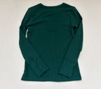Maurices Tops Medium Green Polyester, Rayon, Spandex (visible tag)