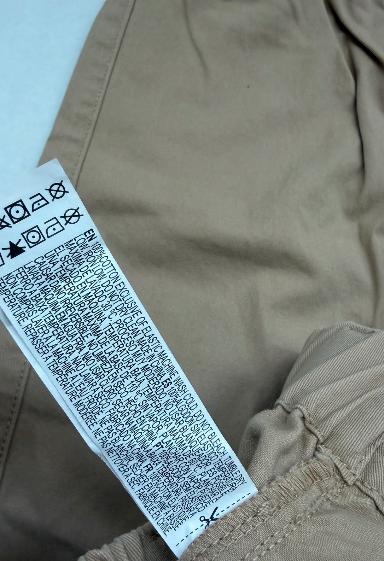Forever 21 Pants Small Beige Cotton blend