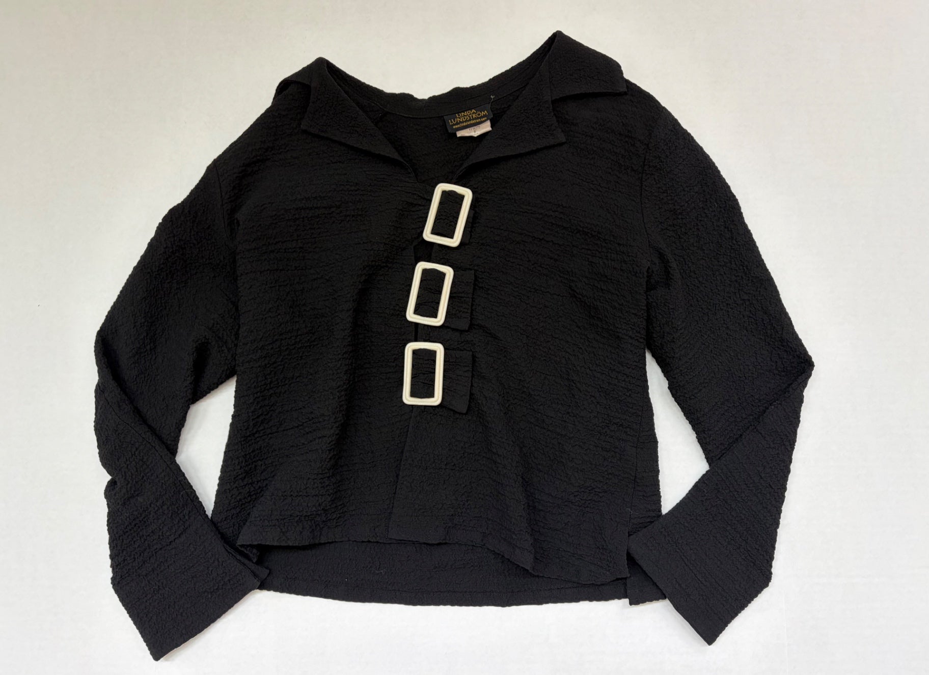 Linda Lundström Tops 8 Black Polyester, Cotton, Spandex